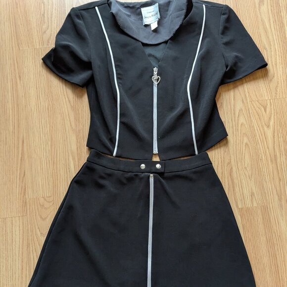 Two-Piece Top + Skirt Ensemble - Picture 3 of 13